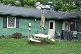 House with patio that is too small